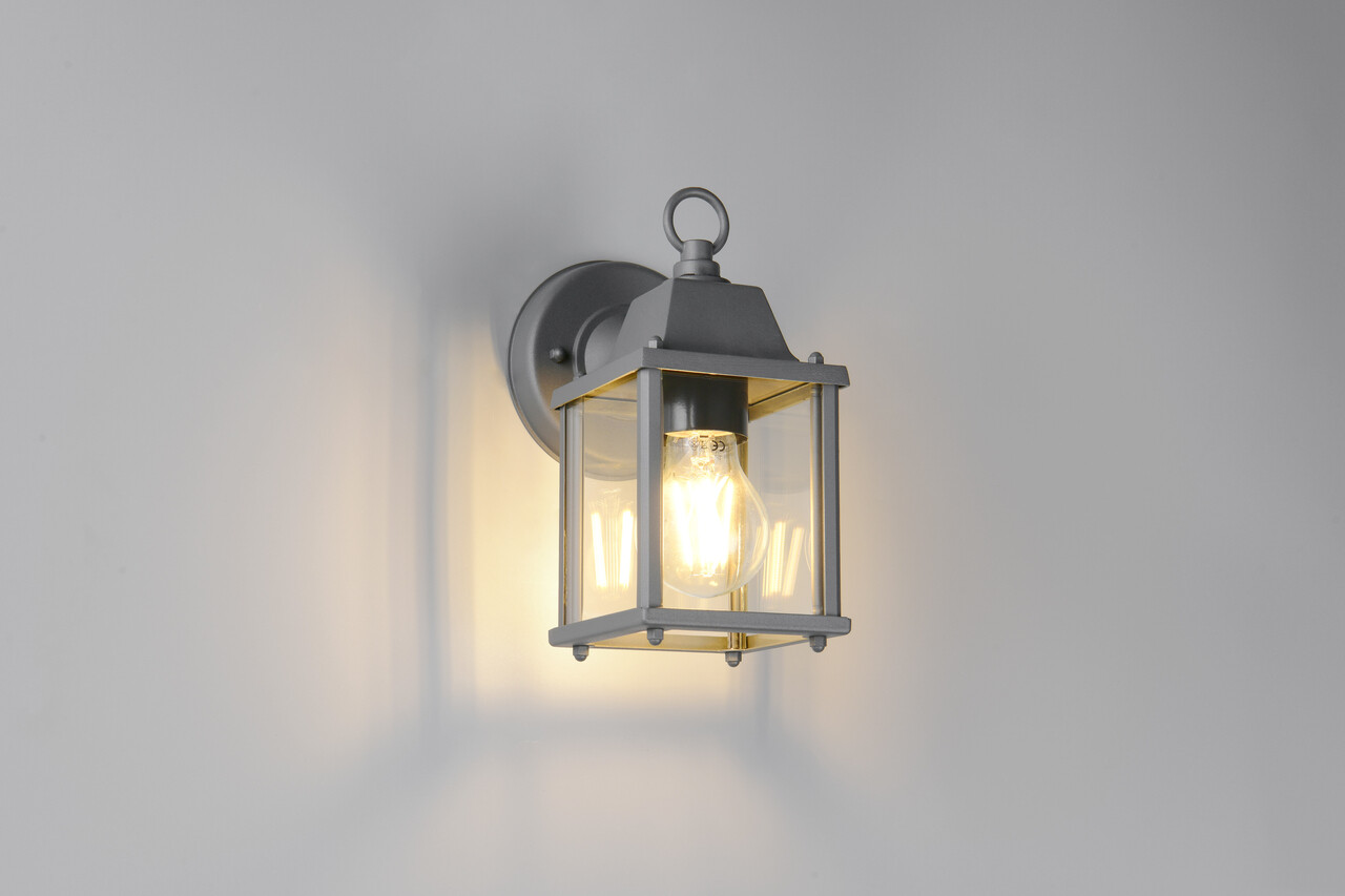 Lampa de gradina Mirande, TRIO, 11x15x22 cm, 40W, 1x E27, aluminiu/sticla, antracit - imagine 7